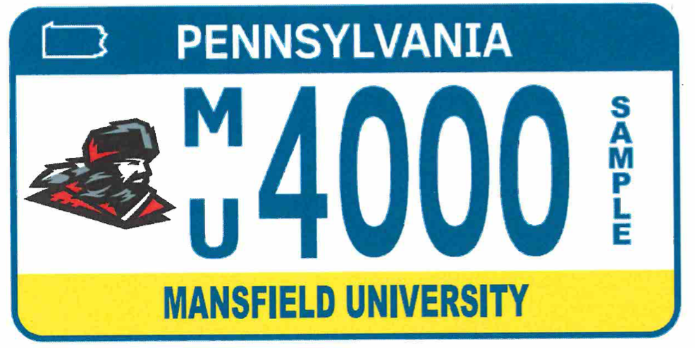 MU PA License Plate