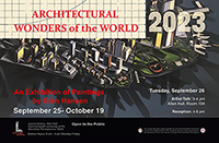 Image of the exhibition poster Architectural Wonders of the World by Glen Hansen