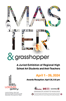 Image of the advertising poster for the Master & Grasshopper Exhibition 2024.