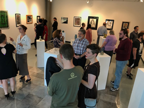 Students in Gallery