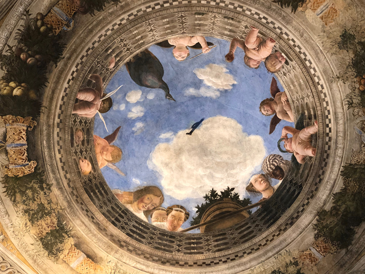painted dome ceiling