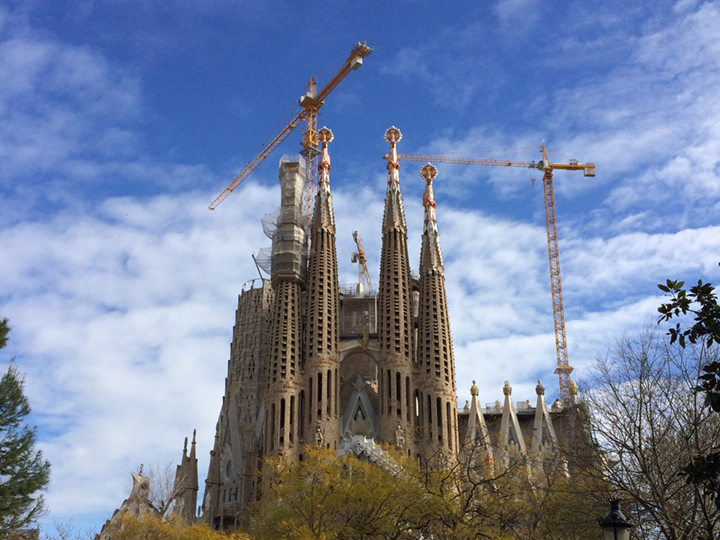 Construction/repair on a cathedral