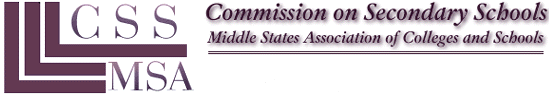 Commission on Secondary Schools, Middle States Association of Colleges and Schools Logo